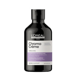 L'Oreal Professionnel Serie Expert Chroma Creme Purple Shampoo kremowy szampon do neutralizacji żółtych tonów na włosach blond 300ml