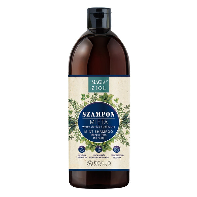 Barwa Magia Ziół Mięta szampon do włosów 450ml