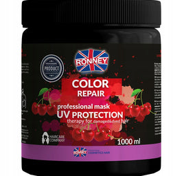 Ronney Color Repair Professional Mask UV Protection maska chroniąca kolor z ekstraktem z wiśni 1000ml