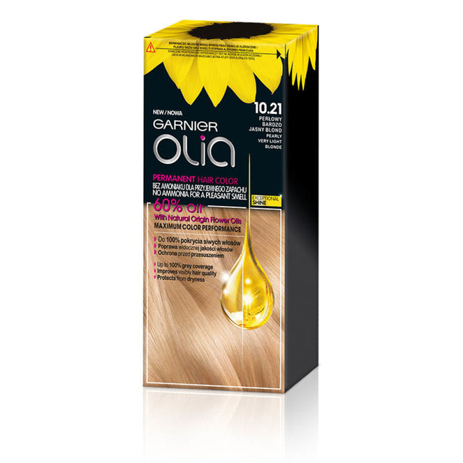 Garnier Olia farba do włosów 10.21 Perłowy Bardzo Jasny Blond