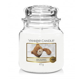 Yankee Candle Świeca zapachowa średni słój Soft Blanket 411g