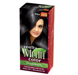 Venita MultiColor pielęgnacyjna farba do włosów 1.0 Czerń
