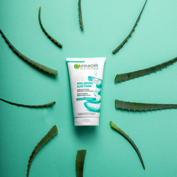 Garnier Hyaluronic Aloe Foam oczyszczająca pianka do każdego typu skóry 150ml