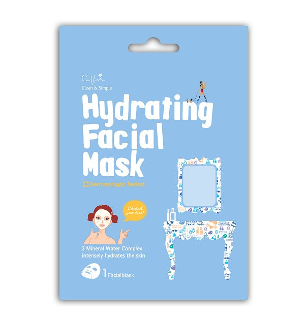 Cettua Hydrating Facial Mask intensywnie nawilżająca maska do twarzy w płacie