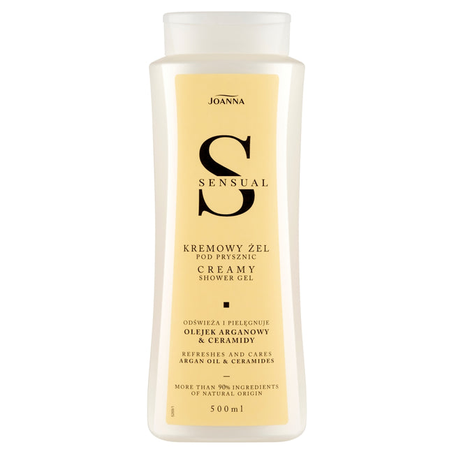 Joanna Sensual kremowy żel pod prysznic Olejek arganowy & Ceramidy 500ml