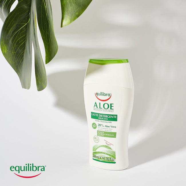 Equilibra Aloe Gentle Cleansing Milk aloesowe łagodne mleczko do demakijażu 200ml