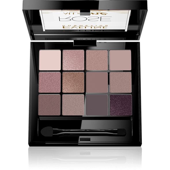 Eveline Cosmetics All In One Eyeshadow Palette paleta cieni do powiek 02 Rose 12g