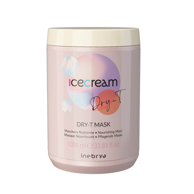 Inebrya Ice Cream Dry-T odżywcza maska do włosów 1000ml