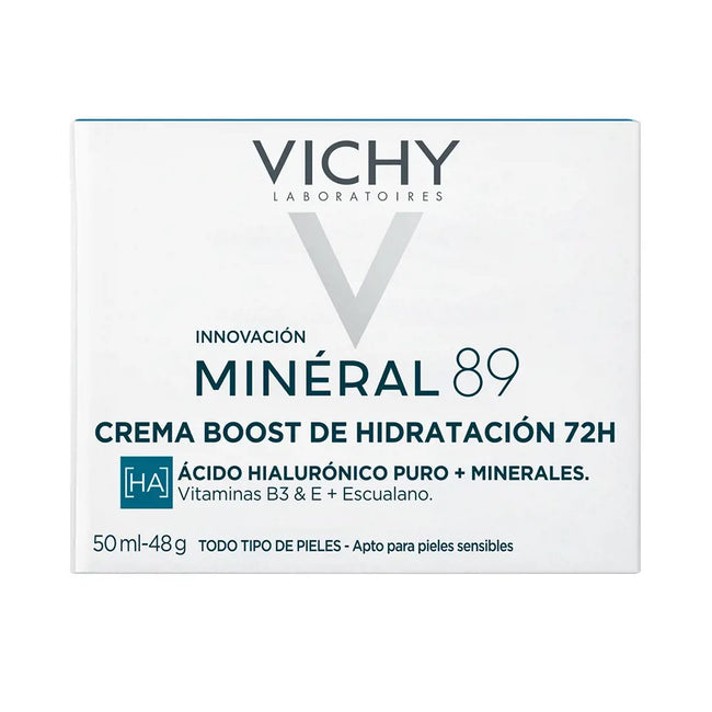 Vichy Mineral 89 Light lekki krem nawilżająco-odbudowujący 72h 50ml