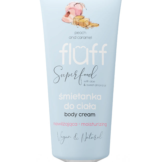 Fluff Body Cream śmietanka do ciała nawilżająca Brzoskwinia i Karmel 150ml