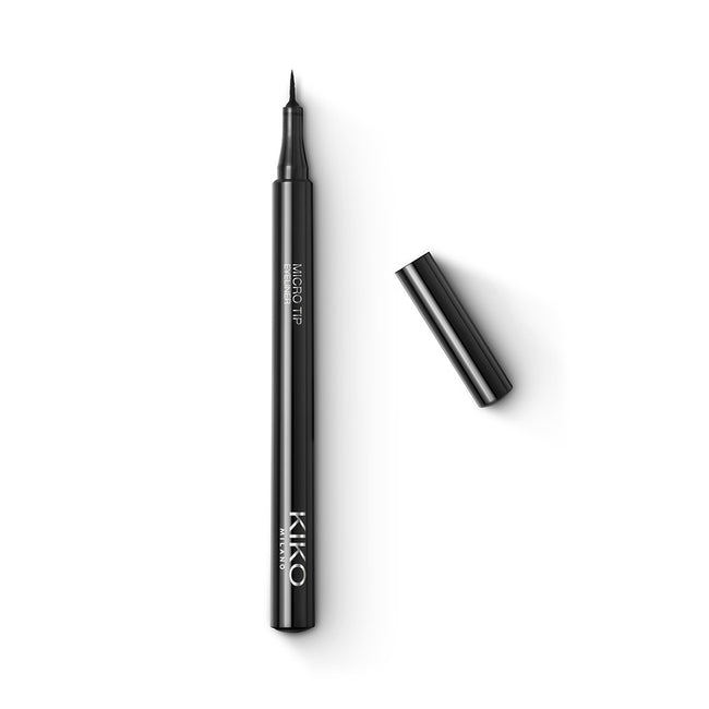 KIKO Milano Micro Tip Eyeliner długotrwały eyeliner z ultraprecyzyjną końcówką 01 Black 1.1ml