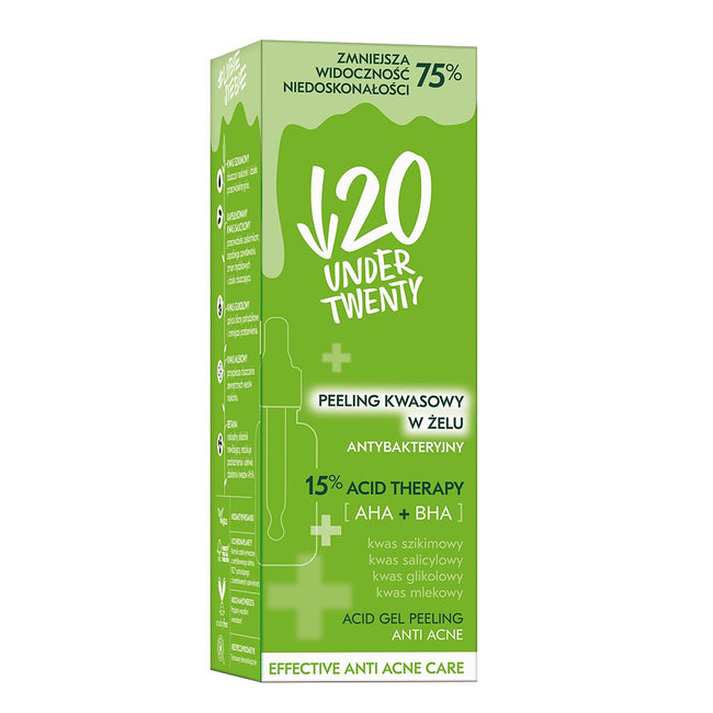 Under Twenty Anti Acne peeling kwasowy w żelu 30ml