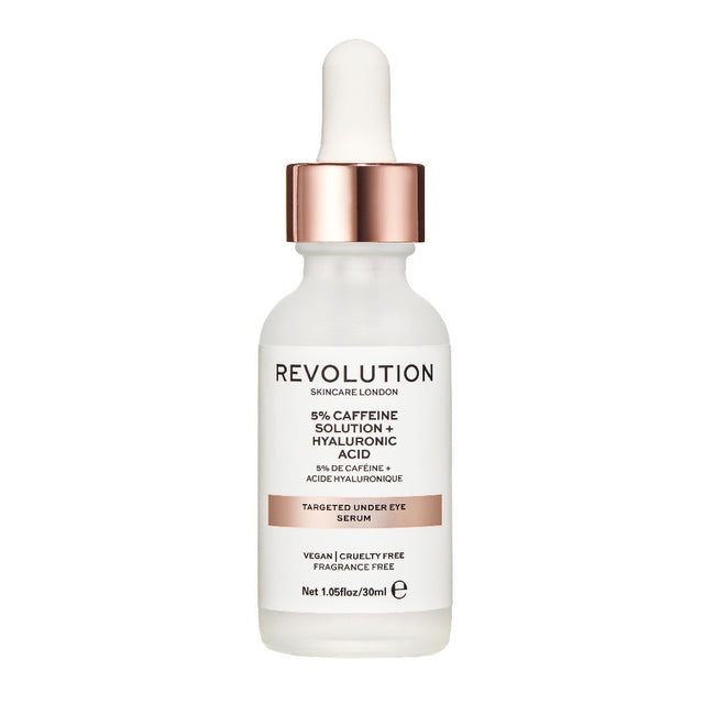 Revolution Skincare 5% Caffeine And Hyaluronic Acid Revitalising Under Eye Serum serum redukujące cienie pod oczami 30ml