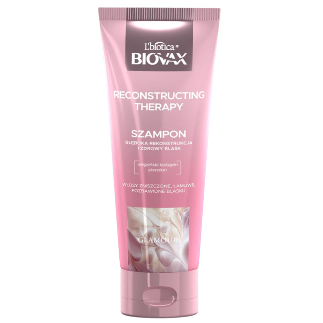 BIOVAX Glamour Reconstructing Therapy szampon do włosów 200ml