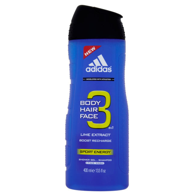 Adidas 3in1 Body Hair Face żel pod prysznic 400ml