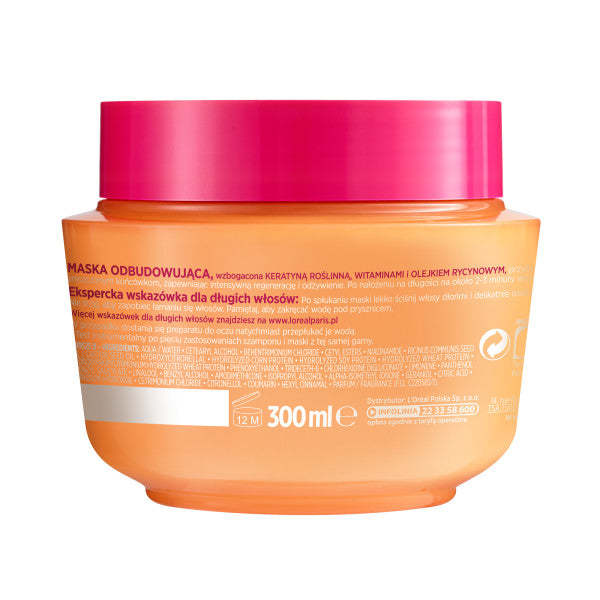 L'Oreal Paris Elseve Dream Long maska odbudowująca do włosów długich i zniszczonych 300ml