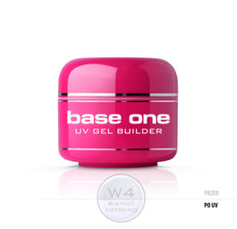 Silcare Gel Base One Bianco Estremo W4 żel budujący do paznokci 5g