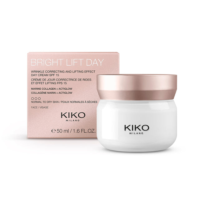 KIKO Milano Bright Lift Day liftingujący krem rozświetlający na dzień z kolagenem morskim SPF 15 50ml