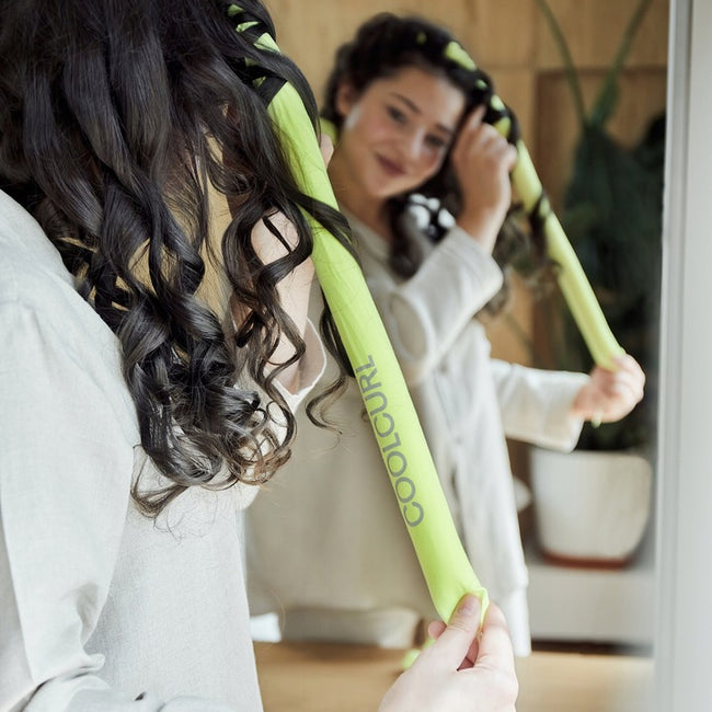 Glov CoolCurl innowacyjna lokówka do włosów bez użycia ciepła Lime