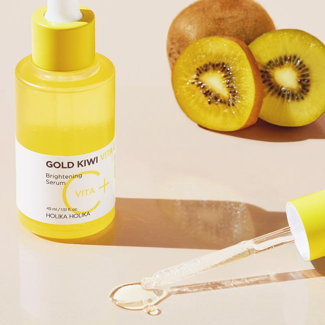 HOLIKA HOLIKA Gold Kiwi Vita C+ Brightening Serum nawilżające serum rozjaśniające 45ml + 23ml