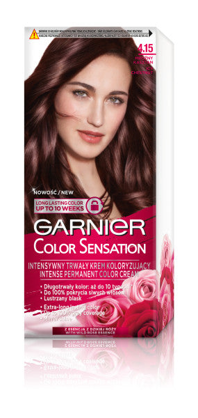 Garnier Color Sensation krem koloryzujący do włosów 4.15 Mroźny Kasztan