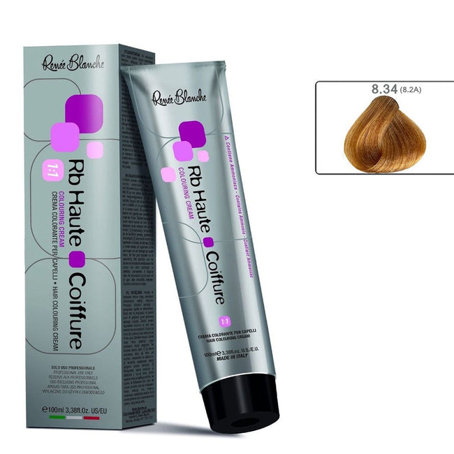 Renee Blanche Haute Coiffure farba do włosów 8.34 Jasny Blond Hawana 100ml