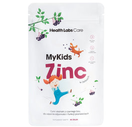HealthLabs MyKids Zinc cynk dla dzieci w żelkach 60 żelek