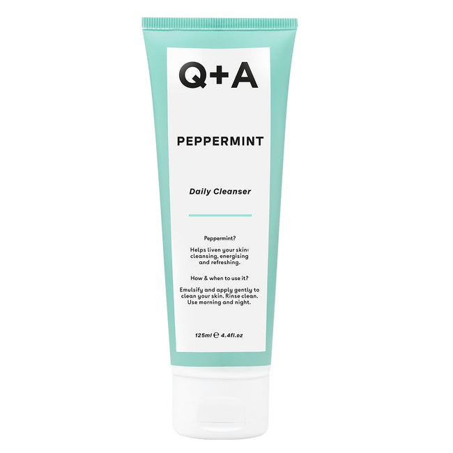 Q+A Peppermint Daily Cleanser żel do mycia twarzy z miętą pieprzową 125ml