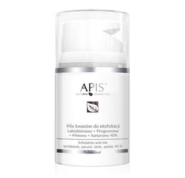 APIS Exfoliation Acid mix kwasów do eksfoliacji Laktobionowy + Pirogronowy + Mlekowy + Azelainowy 40% 50ml