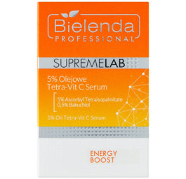 Bielenda Professional SupremeLab Energy Boost 5 % olejowe Tetra-Vit C serum 15ml