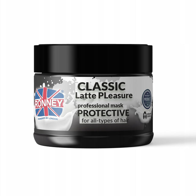 Ronney Classic Latte Pleasure Professional Mask Protective ochronna maska do wszystkich rodzajów włosów 300ml