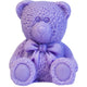 LaQ Happy Soaps Fioletowy Mały Miś naturalne mydło glicerynowe Lawenda 30g