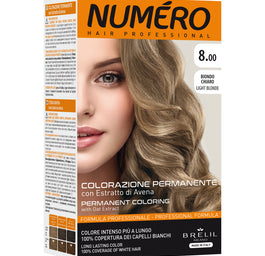 NUMERO Permanent Coloring farba do włosów 8.00 Light Blonde 140ml