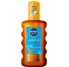 Nivea Sun Protect & Bronze olejek do opalania w sprayu aktywujący naturalną opaleniznę SPF30 200ml