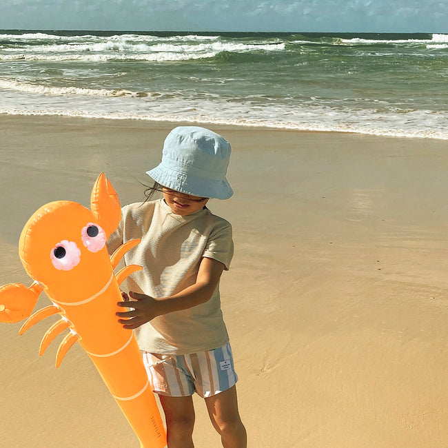 Sunnylife Sonny the Sea Creature dmuchany makaron do pływania dla dzieci Neon Orange 2szt,