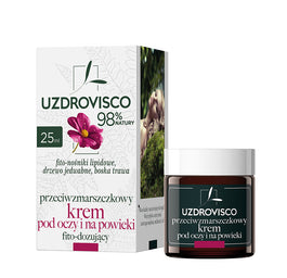 UZDROVISCO Przeciwzmarszczkowy krem pod oczy i na powieki fito-dozujący 25ml