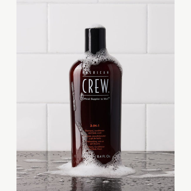 American Crew 3in1 Shampoo Conditioner And Body Wash szampon odżywka i żel do kąpieli 250ml