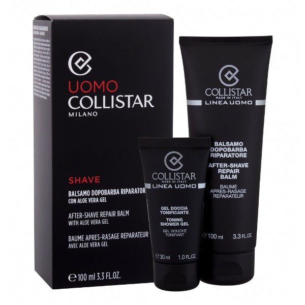 Collistar Uomo zestaw Aftershave Balm balsam po goleniu 100ml + Shower Gel żel pod prysznic 30ml