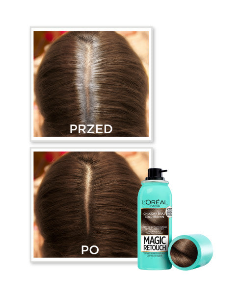 L'Oreal Paris Magic Retouch spray do retuszu odrostów Chłodny Brąz 75ml