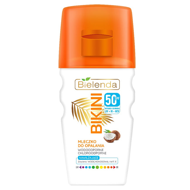 Bielenda Bikini kokosowe mleczko do opalania SPF50 150ml