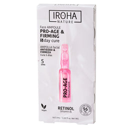 IROHA nature Retinol Pro-Age Face Ampoule przeciwstarzeniowo-ujędrniające ampułki do twarzy z retinolem 5x1.5ml