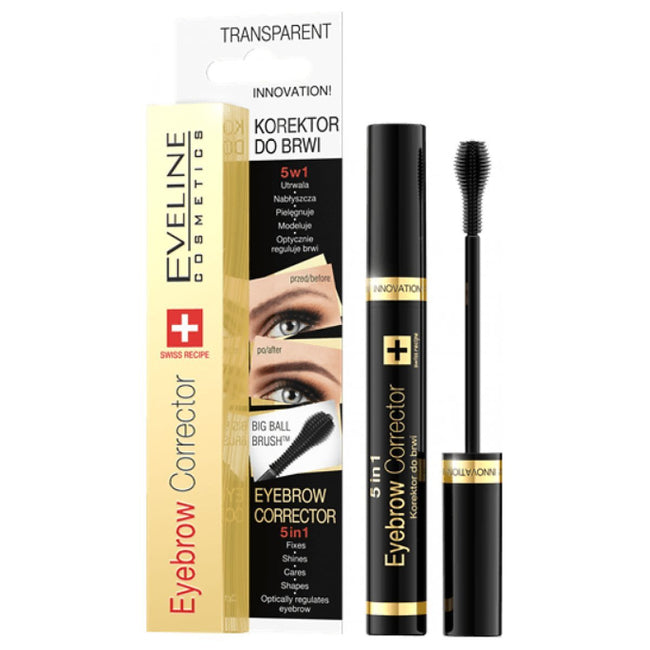 Eveline Cosmetics Eyebrow Corrector 5w1 korektor do brwi Transparent 9ml