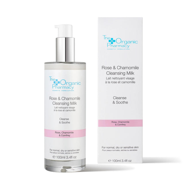 The Organic Pharmacy Rose & Chamomile Cleansing Milk oczyszczające mleczko do twarzy 100ml