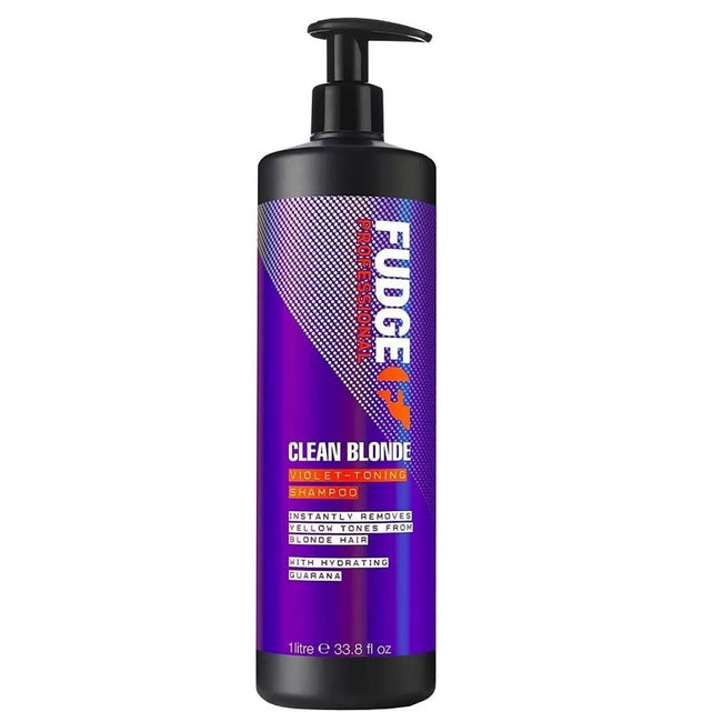 Fudge Clean Blonde Violet-Toning Shampoo tonujący szampon do włosów blond 1000ml