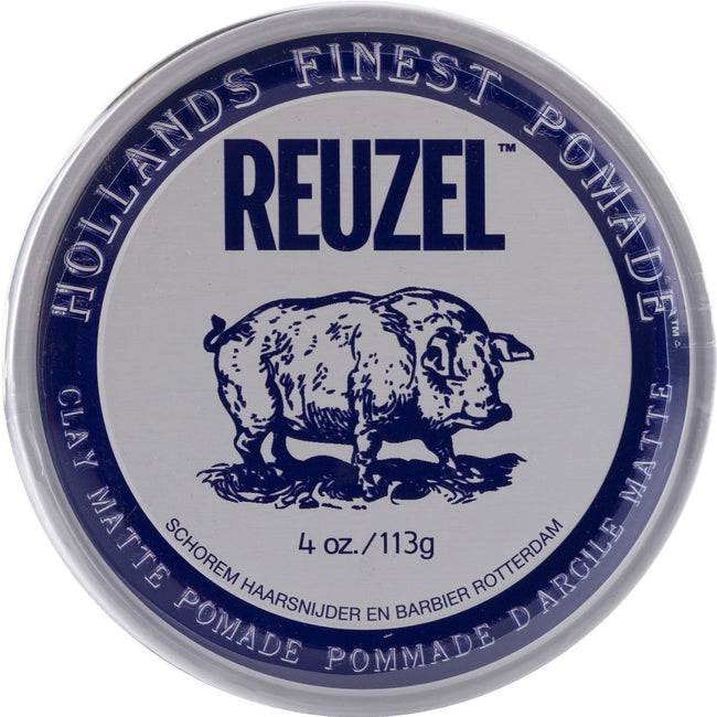 Reuzel Hollands Finest Pomade Clay Matte Pomade matująca glinka do włosów na bazie wody 113g