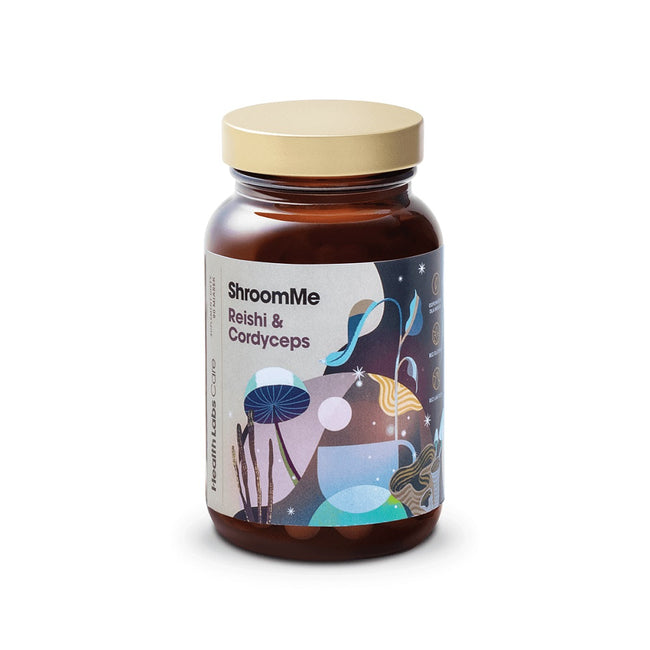 HealthLabs ShroomMe Reishi & Cordyceps suplement diety 90 porcji