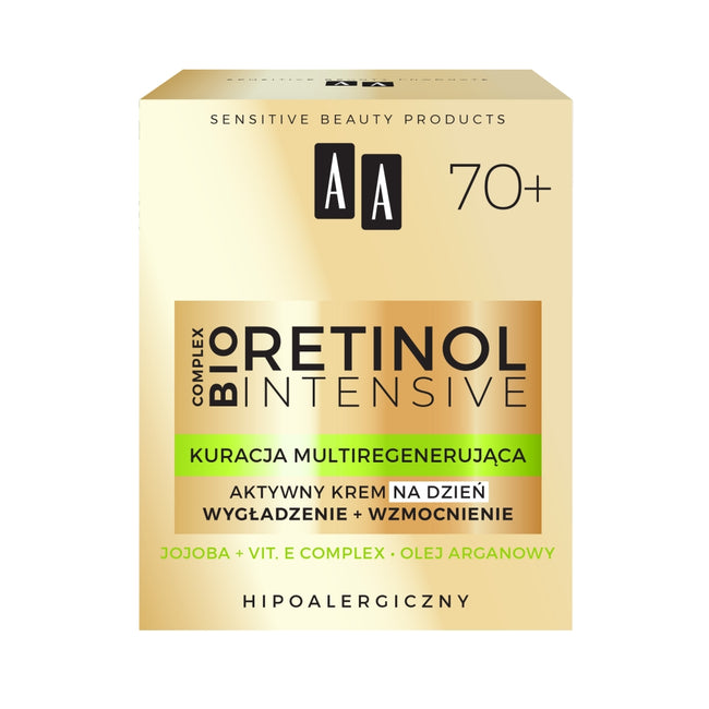 AA Retinol Intensive 70+ aktywny krem na dzień wygładzenie+wzmocnienie 50ml