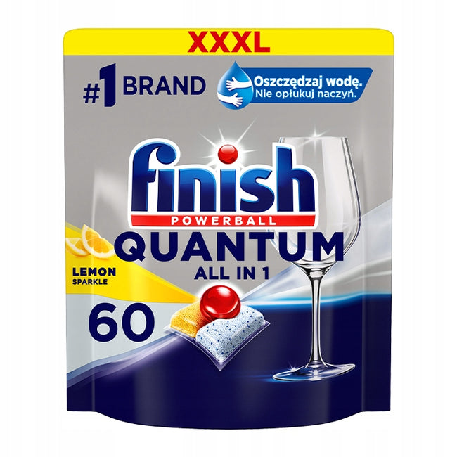 Finish Quantum All in 1 kapsułki do zmywarki Lemon 60szt