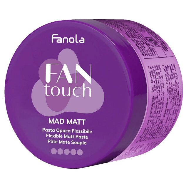 Fanola FanTouch Mad Matt elastyczna matowa pasta do włosów 100ml