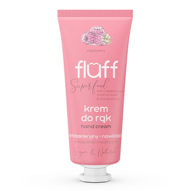 Fluff Superfood Hand Cream antybakteryjny krem do rąk Malina 50ml